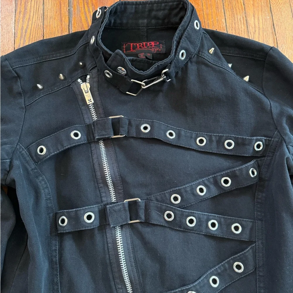 Y2K Tripp NYC Vintage Duster Trench Coat - Picture 3 of 16